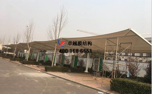 滎陽華晨<font color='red'>膜結(jié)構(gòu)車棚</font>/罩棚項(xiàng)目工程動態(tài)