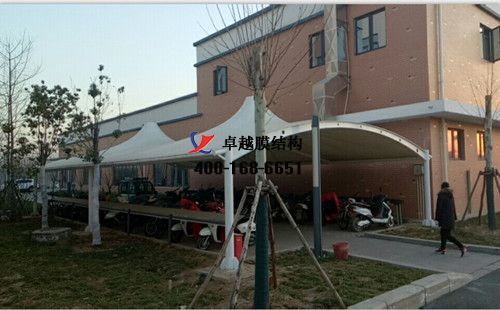 鄭州雙橋污水處理廠<font color='red'>膜結(jié)構(gòu)車棚</font>/頂棚項(xiàng)目工程動態(tài)