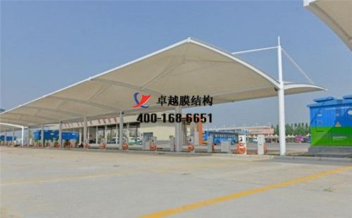 浚縣膜結(jié)構(gòu)充電站樁停車棚/雨棚【?？h漢生食品有限責(zé)任公司等】工程設(shè)計(jì)施工案例