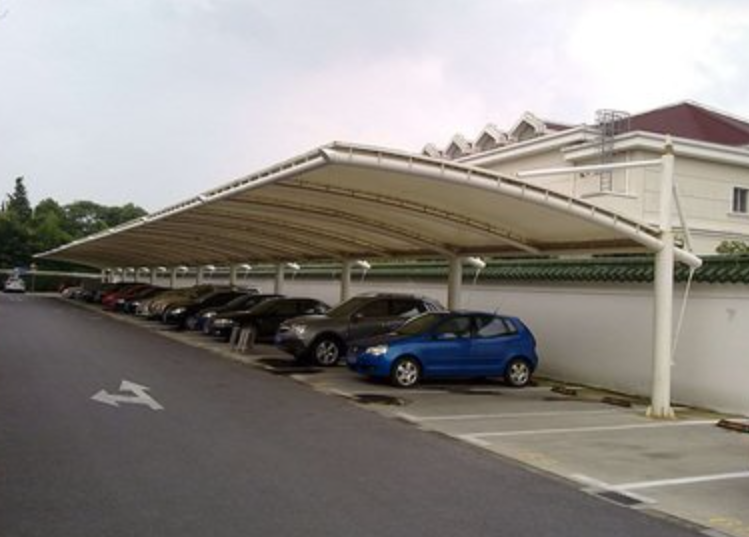 膜結(jié)構(gòu)車棚是否是精品？看清楚了，再掏錢購買哦。